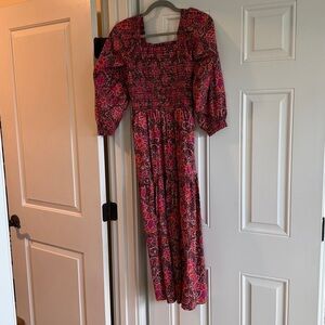 Summersalt Vibrant Pink and Orange Dress